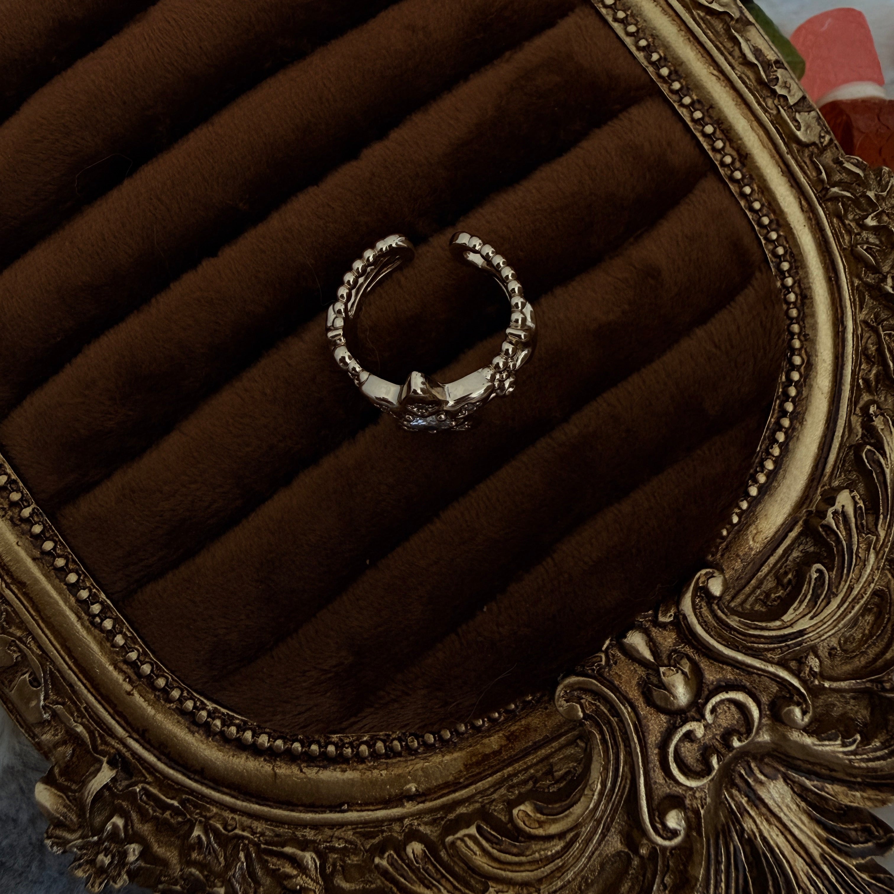 Star Blossom Ring | Gold Crystal Star Ring