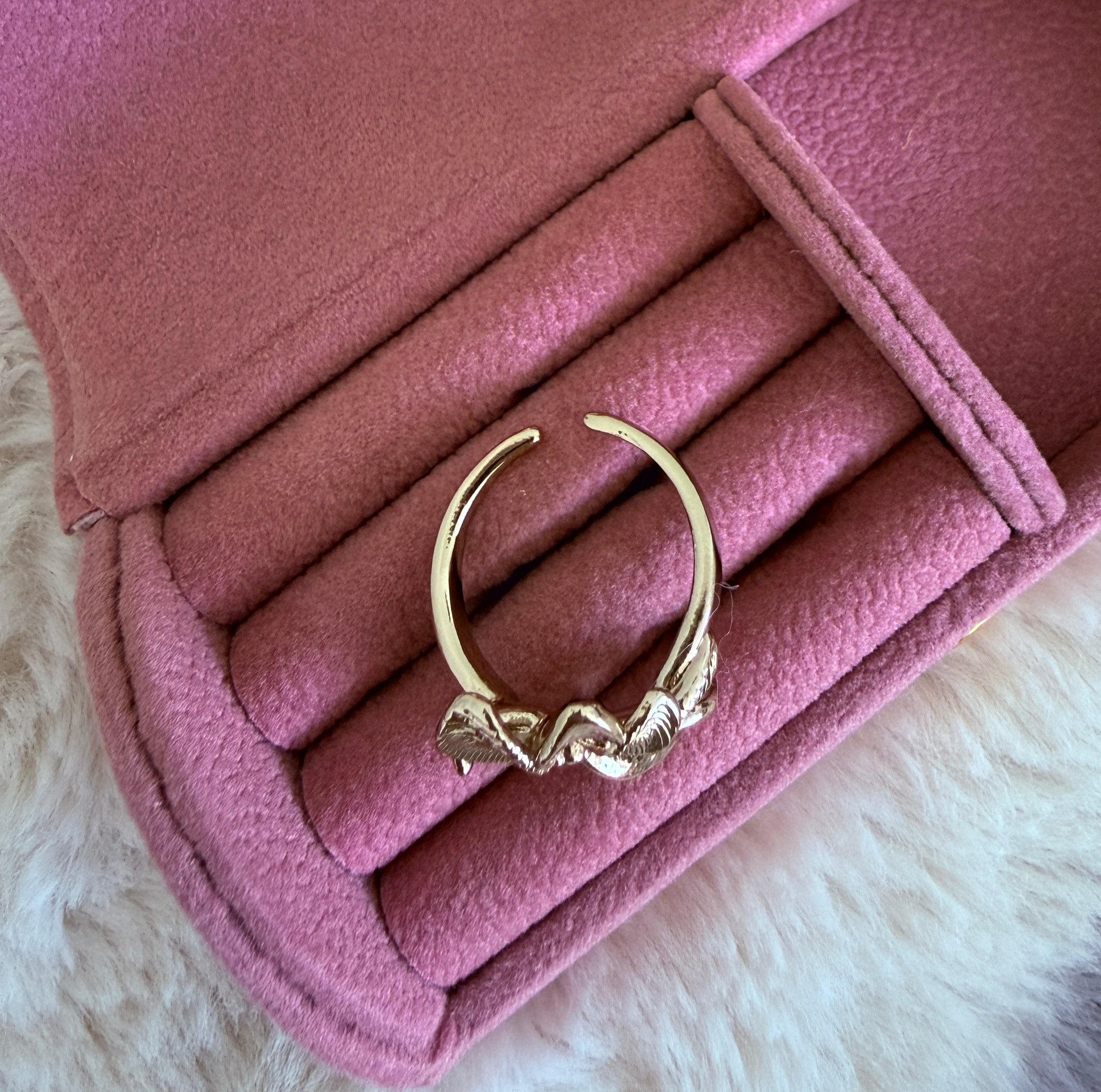 Gold Bloom Ring | Textured Flower Statement Ring